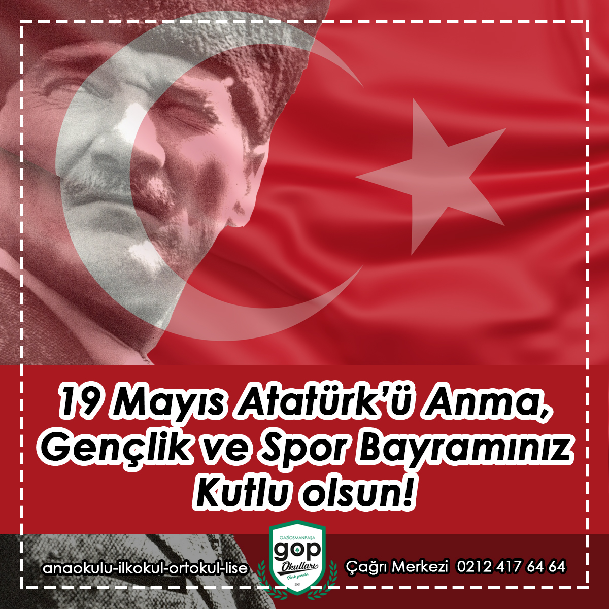 19 Mayıs Atatürk'ü Anma Ve Gençlik Spor Bayramımız Kutlu Olsun